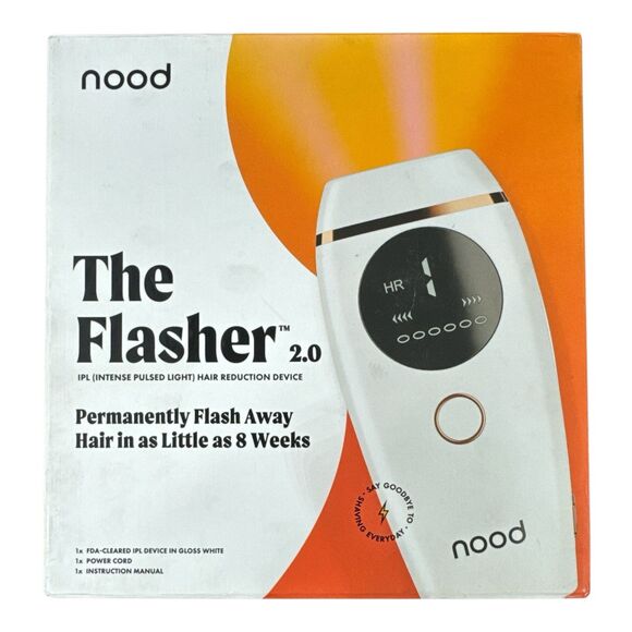 NOOD The Flasher 2.0 IPL Hair Removal Device - White - Picture 1 of 6